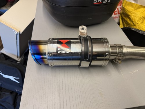 Black widow exhaust - black, for
