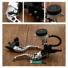 Silver 7/8'' 22mm Motorcycle