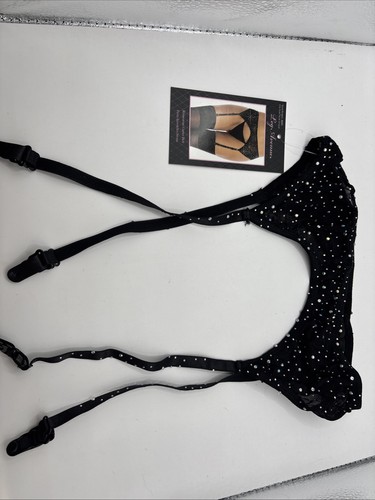 Leg avenue rhinestone garter - avenue,