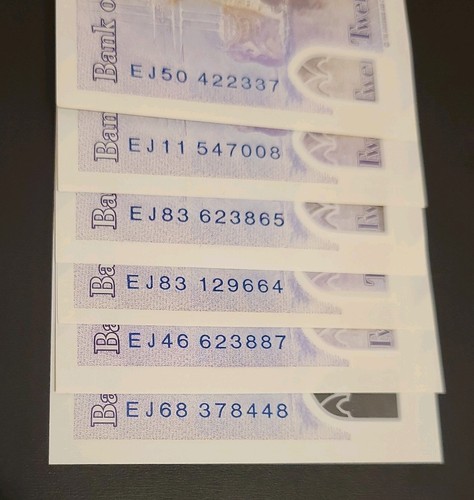 Polymer twenty pound note - c,