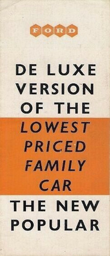 Ford popular luxe 100e - ford,