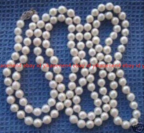 Real natural 8mm white - natural, 7-8mm