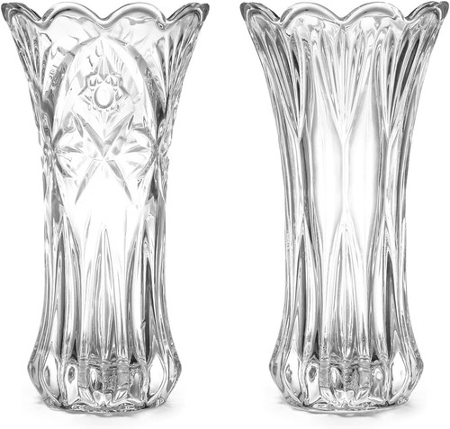Glass vases for flowers 20cm - glass,