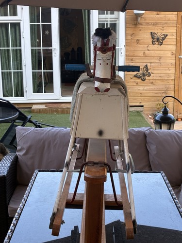 Wooden vintage style rocking - wooden,