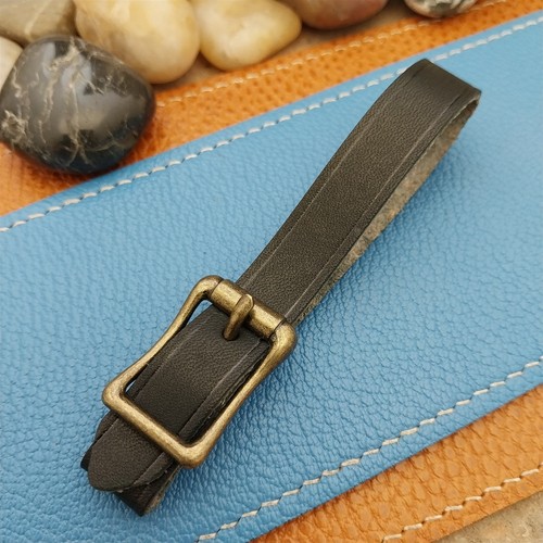 Black leather vintage pocket - black,