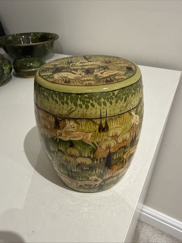 Antique kashmir paper - kashmir, mache