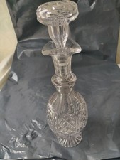 vintage cut glass decanter