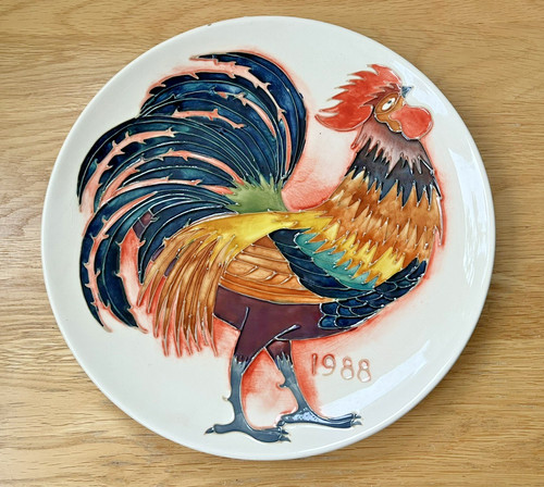 Moorcroft pottery cockerel - moorcroft,