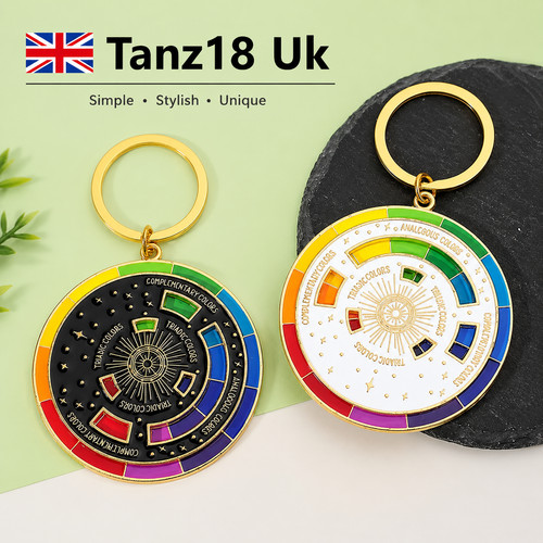 Color wheel keychain - 1x,
