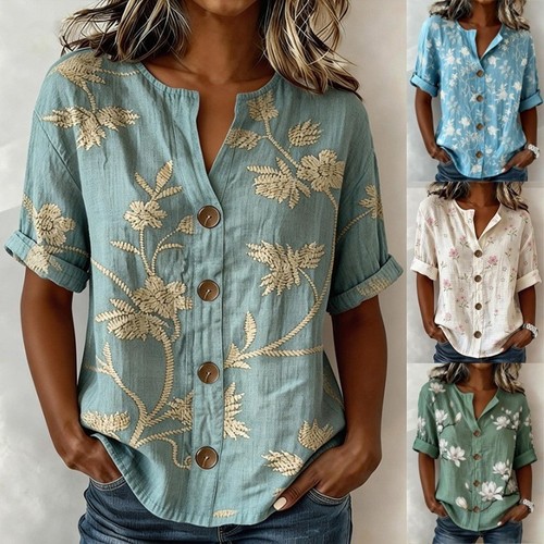 Ladies print casual shirts - ladies,