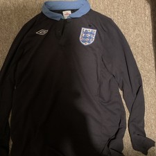 England Away Black Long Sleeve