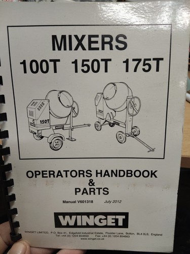 Winget mixer 100t 150t - winget,