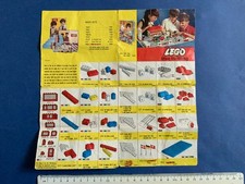 Vintage Original 1960’s Iconic LEGO Catalogue of Lego Item’s