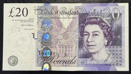 Old twenty pound - twenty, note