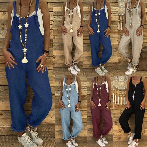 Women baggy dungarees - women's,
