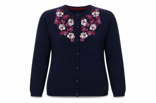 Country rose womens cardigan - rose,