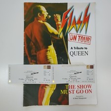 Flash on tour Queen Tribute Band Tour Programme and 2 tickets Royal Albert Hall