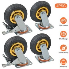 4PCS Heavy Duty Double Bearing