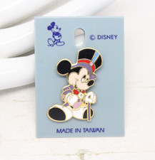 Vintage Disney MGM Mickey Mouse Top Hat Enamel BROOCH Pin Jewellery