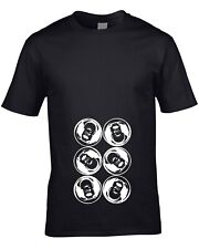 Funny Beer Six Pack Mens T-Shirt Drink Cans Abs Muscl Gift Clever Joke Drunk