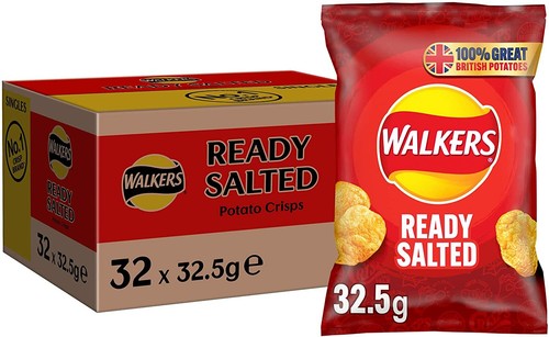 Walkers ready salted crisps - salted,