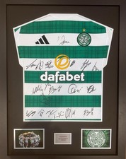 Signed Framed Celtic FC Squad