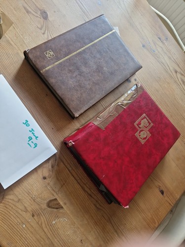 Empty stamp album thick - album,