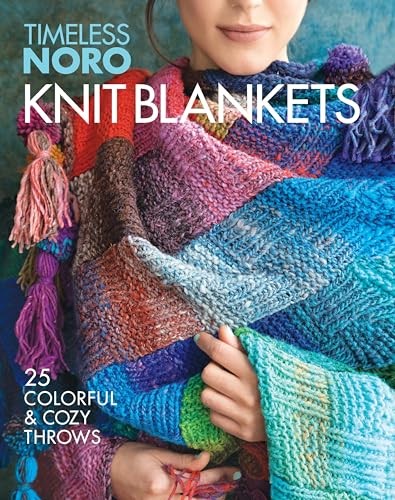Knit blankets colorful - knit, &