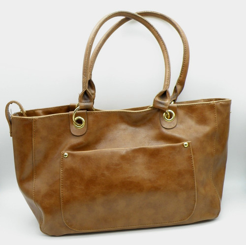 Aldo large brown faux leather - aldo,