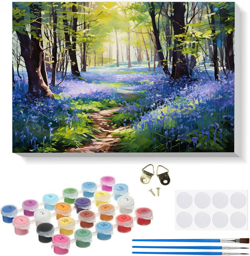 Forest paint numbers - paint, kits