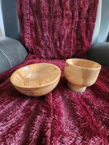 Spalted beech hand turned - beech,