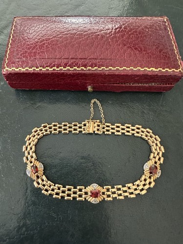 Vintage 9ct gold - 9ct, garnet