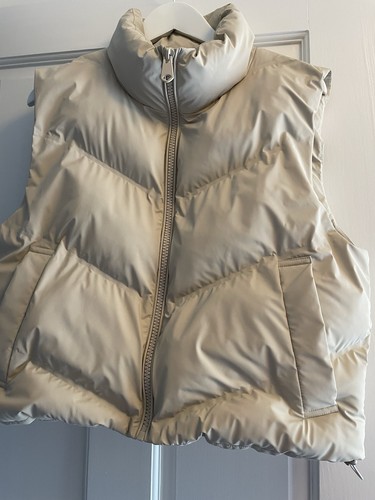 Women zara beige gilet - zara,