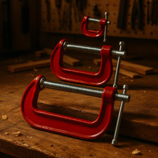 Mini G Clamps 3Pcs Set Wood
