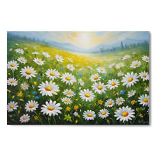 Daisy #2 Flowers Abstract Wall