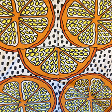 Ikea Fabric Orangelilja