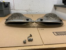 MERCEDES-BENZ E CLASS W212 ESTATE 300 Hybrid EXHAUST TIPS REAR PAIR COVER PIPE