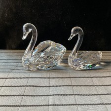 Swarovski Crystal Swan Couple