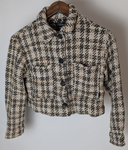 Zara jacket large cropped - large,