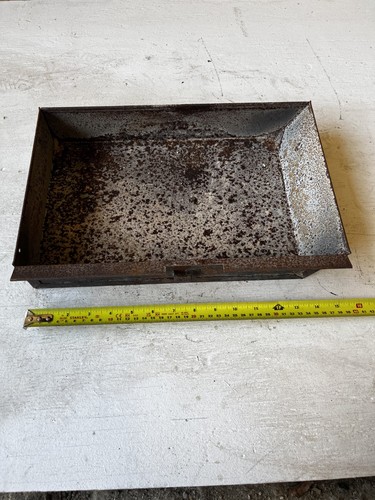 Ash pan for log - burner, size