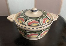 Art Deco Hand-Painted Honiton