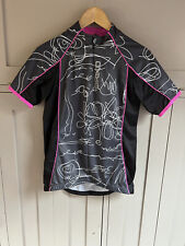 BRIKO Motion ladies cycle jersey | Grey/Black/Pink | Large |