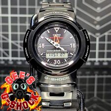 Casio G-Shock AWM-500 Black Red White Full Metal Solar Multiband Screwback 2021