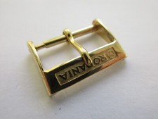 Rodania vintage 60's Swiss 16 MM gold plated watch strap buckle