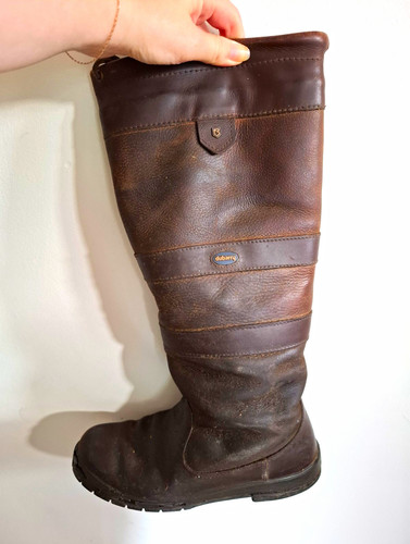 Dubarry leather long riding - leather,