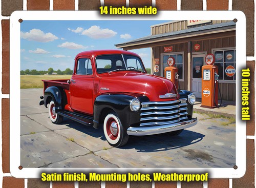 Metal sign 1951 chevrolet - sign,