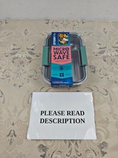 Smash LS-2135 Stainless Steel Microwave Safe 3 Compartment Bento Lunch (READ)