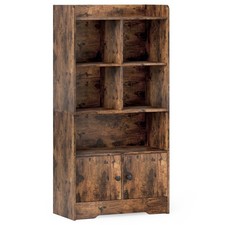2-Door Bookshelf Freestanding