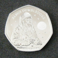 2023 Albus Dumbledore Harry Potter 50p Fifty Pence Coin BU