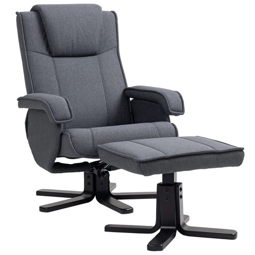 Homcom rocker swivel recliner - rocker,